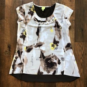 ADAM JACOBS cap sleeve top